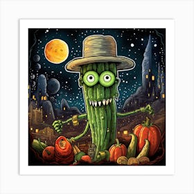 Pickle Monster Art Print