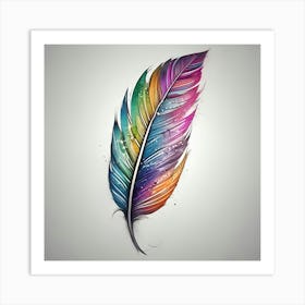 Feather Feather Feather 10 Art Print