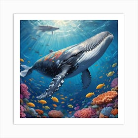 Humpback Whale 3 Art Print