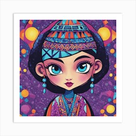 Asian Girl 11 Art Print