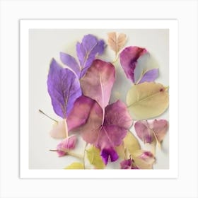 Dried Leaves Art Print