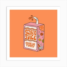 Scorpio Juice Box Art Print