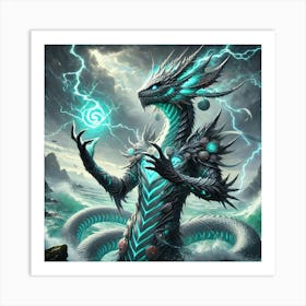 Naga Stormcaller Art Print