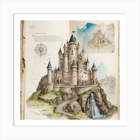 Castle In The Sky Art Print