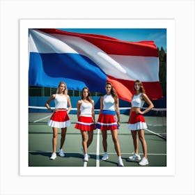 Tennis Player Art Print