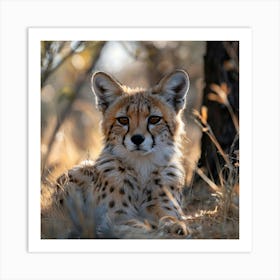 Cheetah Cub 15 Art Print