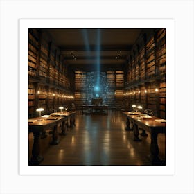 Library Stock Photos & Videos Art Print