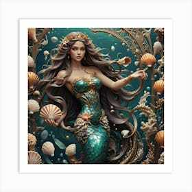 Mermaid 18 Art Print