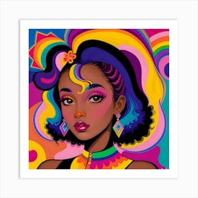 Rainbow Girl Art Print