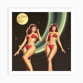 Pinup Girls Art Print