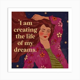 Dream Life Square Art Print