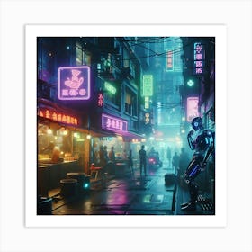 Futuristic City 23 Art Print