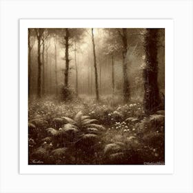 Dark Forest 1 Art Print