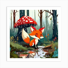 A small fox 2 Art Print