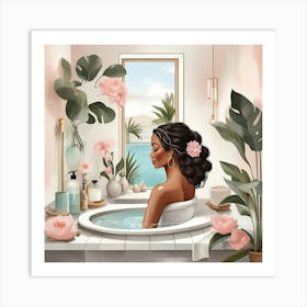 Bathing Beauty Art Print