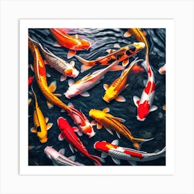 Koi Fish Art Print