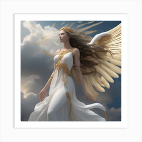 Angel With Wings 1 Art Print