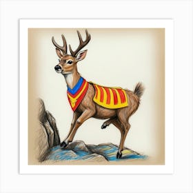 Deer! 54 Art Print