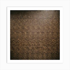 Photography Backdrop PVC brown painted pattern 14 Art Print