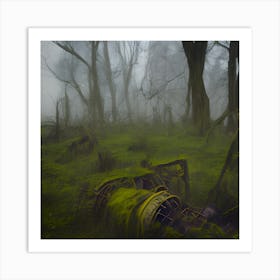 Mossy Forest 1 Art Print