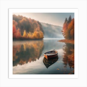 A Lonely Boat 1 Art Print