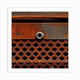 Rusty Metal 3 Art Print