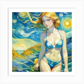 Starry Night fhj Art Print