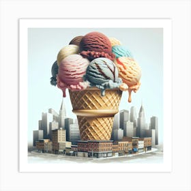 Ice Cream Cone 4 Art Print