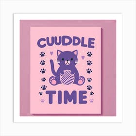 Cuddle Time Art Print