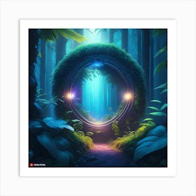 Ring In The Forest Art Print