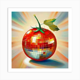 Disco Tomato Art Print