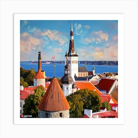 Tallinn 2 Art Print