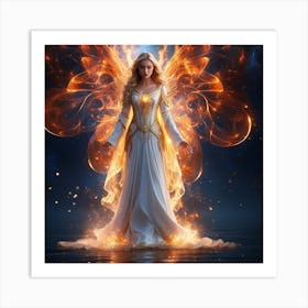 Fire Angel Art Print