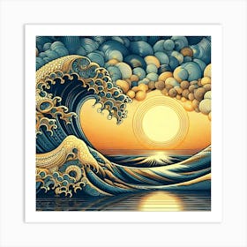 Great Wave Off Kanagawa Art Print