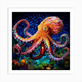 Octopus 6 Art Print