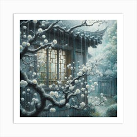 Chinese Cherry Blossoms 1 Art Print