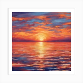 Sunset No.1 Art Print