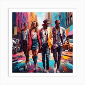 Street Illustration Art Print