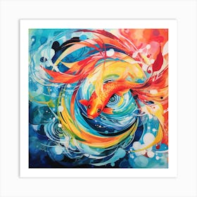 Koi Fish 1 Art Print