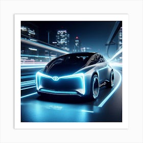 Futuristic Car 9 Art Print