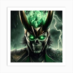 Loki Ghost Rider 2 Art Print