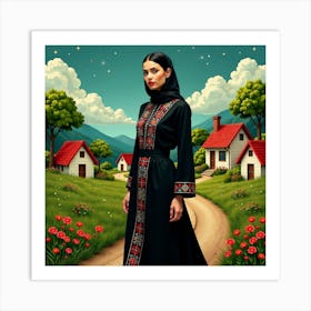 Islamic Woman Art Print