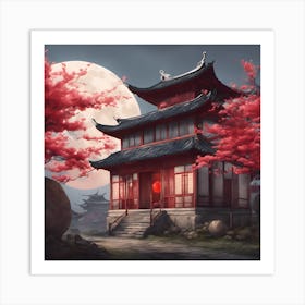 Asian Pagoda Art Print