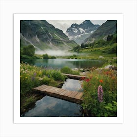 Swiss Alps Art Print