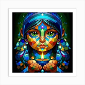 Stained Glass Art Art Print