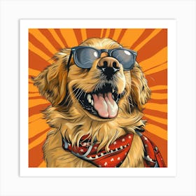 Golden Retriever 8 Art Print