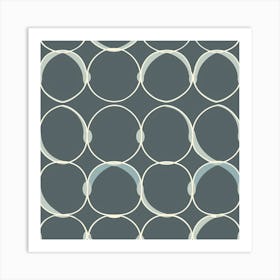 Circles Wallpaper Art Print