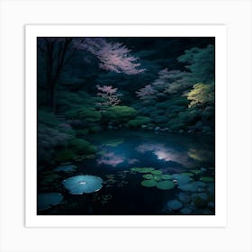 Midnight Reflections Art Print