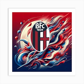 Bologna FC 1909 Logo Wall Art 8 Art Print