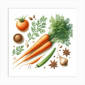 Carrot 1 Art Print